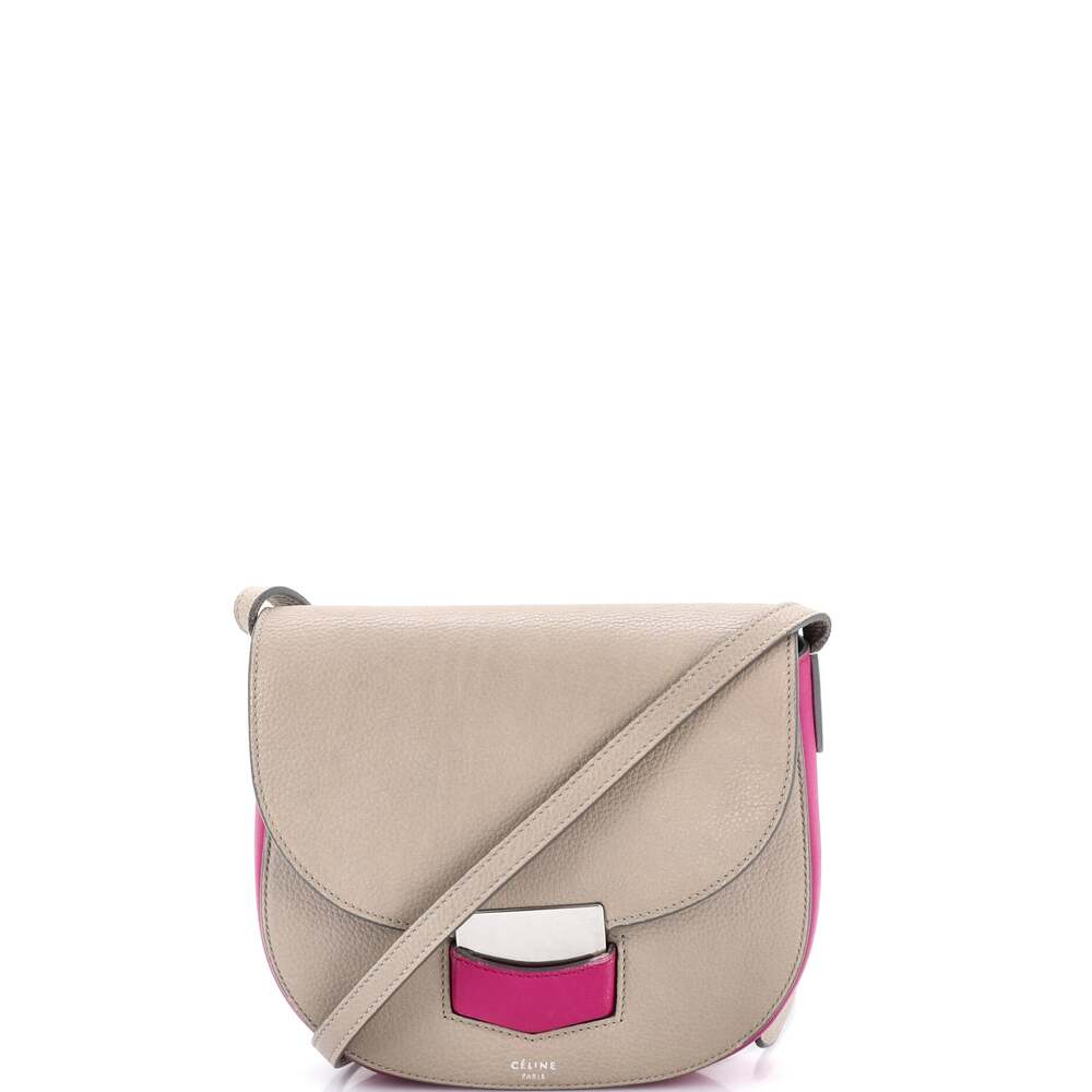 Celine Trotteur Crossbody Bag Grainy #240349C92B